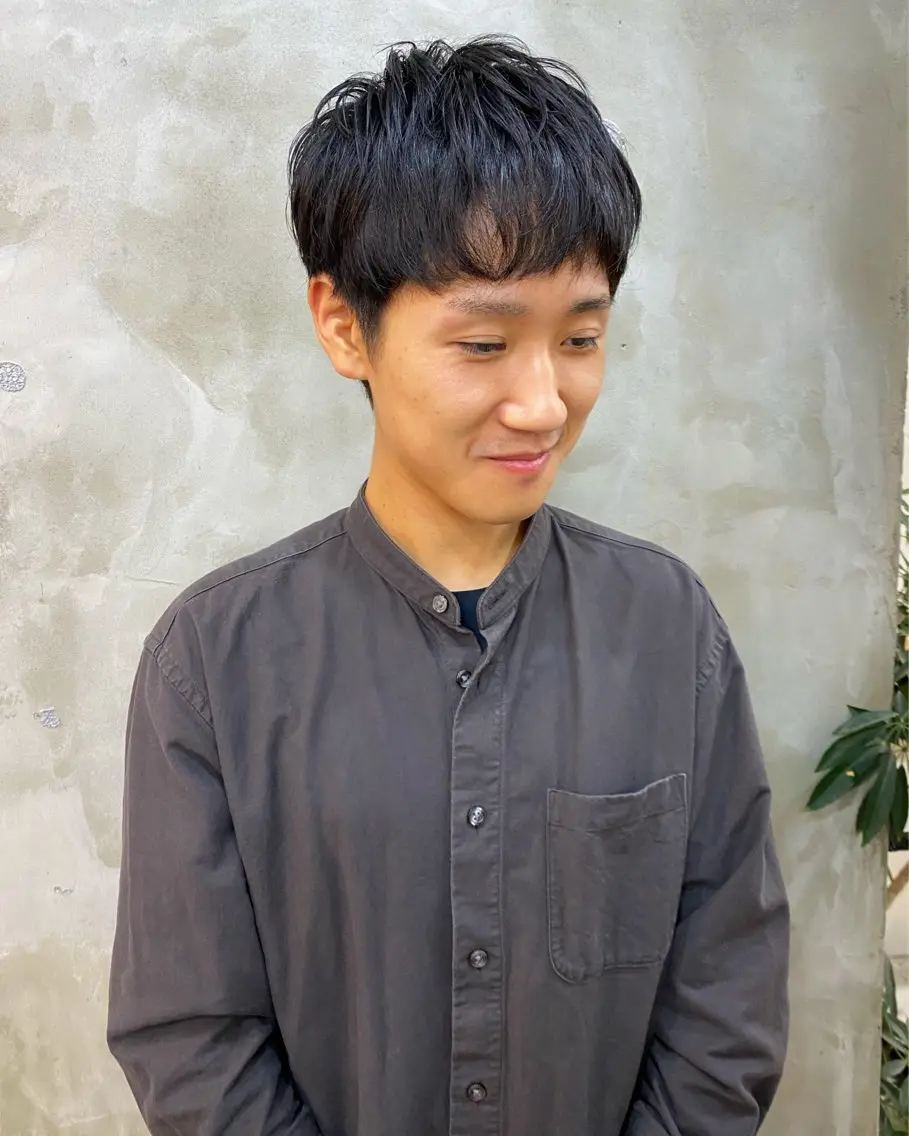 メンズ マッシュ 志賀 あずみのヘアスタイル