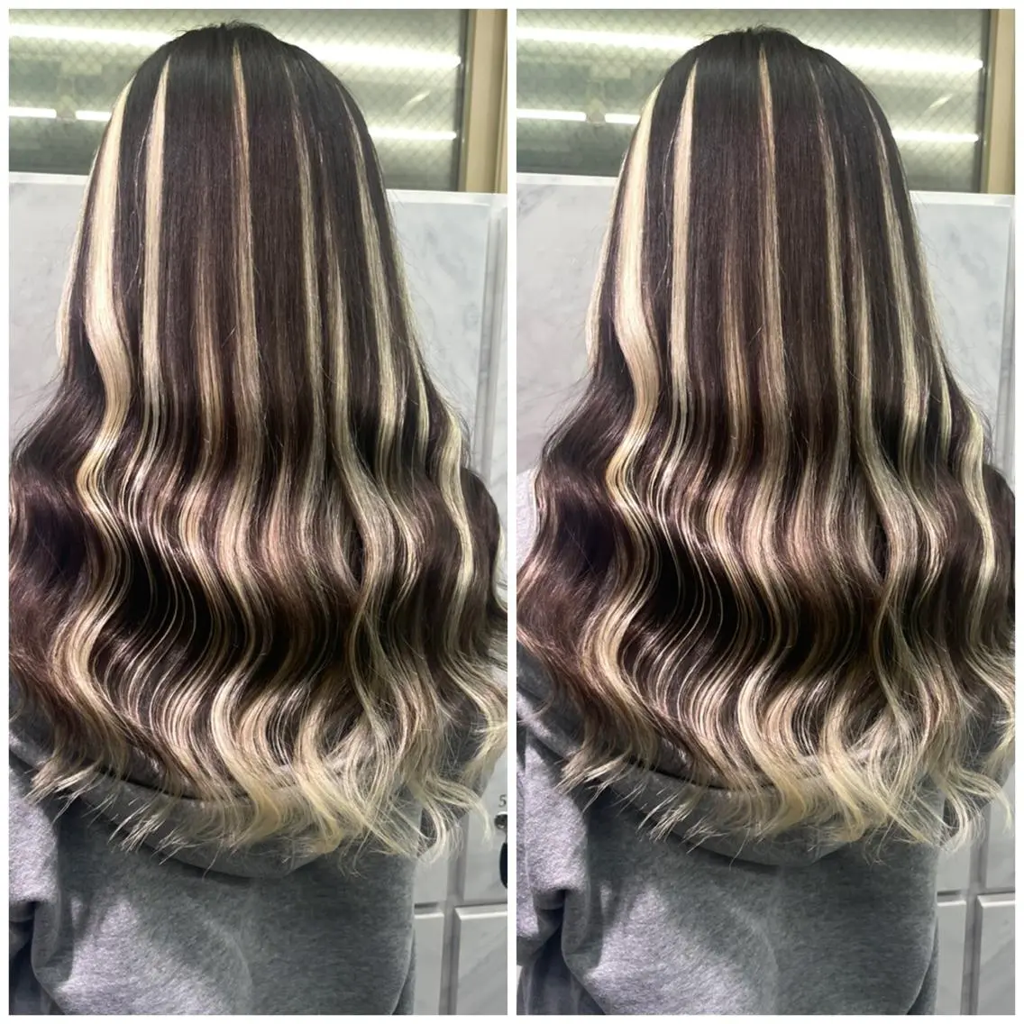 ロング カット ヘアカラー エクステ 🦋プルエクステ ARISA🦋のヘアスタイル