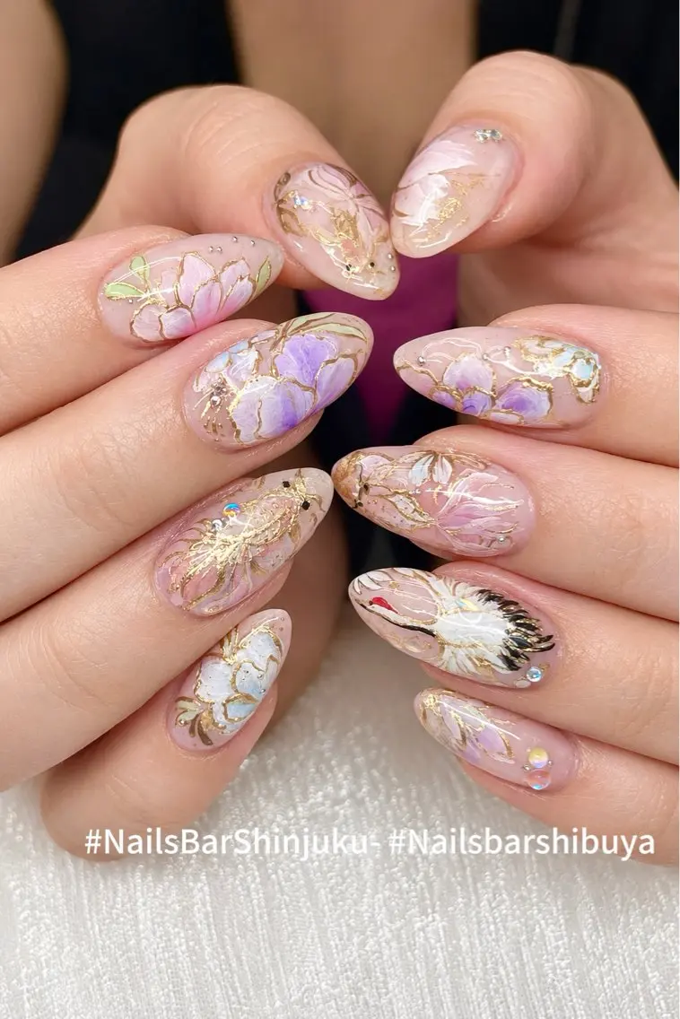 ネイル 長さ出し フレンチネイル ジェルネイル 韓国ネイル ロングネイル NAILS BAR SHINJUKUのネイルデザイン