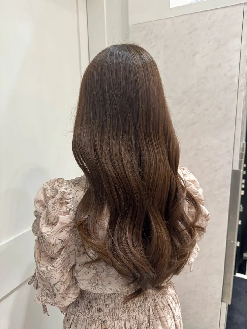 ロング ヘアカラー トリートメント 🌺 YUNA🌺のヘアスタイル