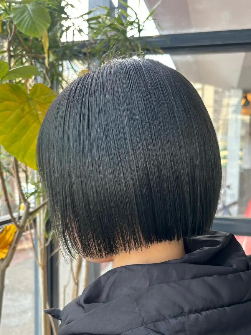 ミディアム カラー オリーブカラー ヘアカラー Haircraft 長岡琉菜のヘアスタイル