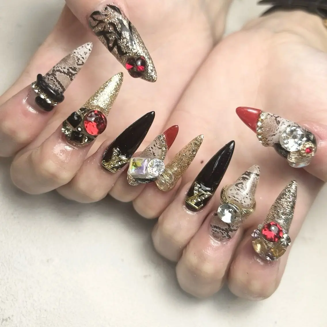 ネイル スカルプネイル Nail Salon muu mii王子店のネイルデザイン