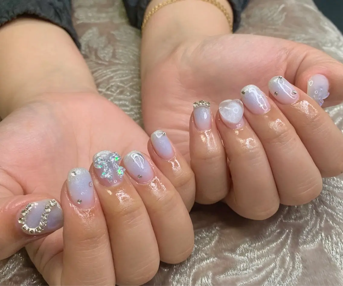 ネイル ハンドネイル nail room LUNA⋆౨ৎ˚⟡のネイルデザイン