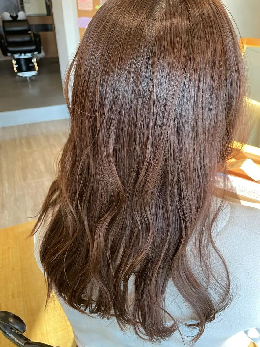 🌟ミニモ限定🌟【カット】＋【パーマ】＋【カラー】＋【ケアトリートメント】🧡の写真