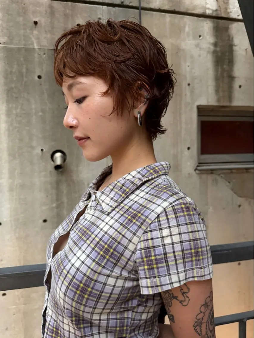 ショート カット ヘアカラー 福岡美容室 KAITOのヘアスタイル