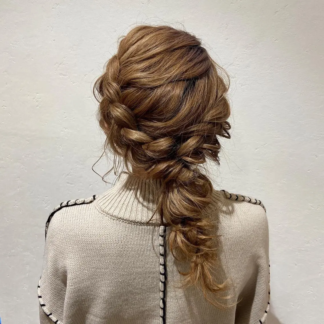 ロング ヘアアレンジ ヘアセット THINK SHOP sakiのヘアスタイル