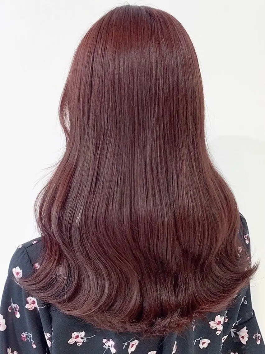 ロング カラー ブラウンカラー ピンクカラー ピンクブラウン 髪質改善 トリートメント ヘアカラー トリートメント 髪質改善Acero. shoyaのヘアスタイル