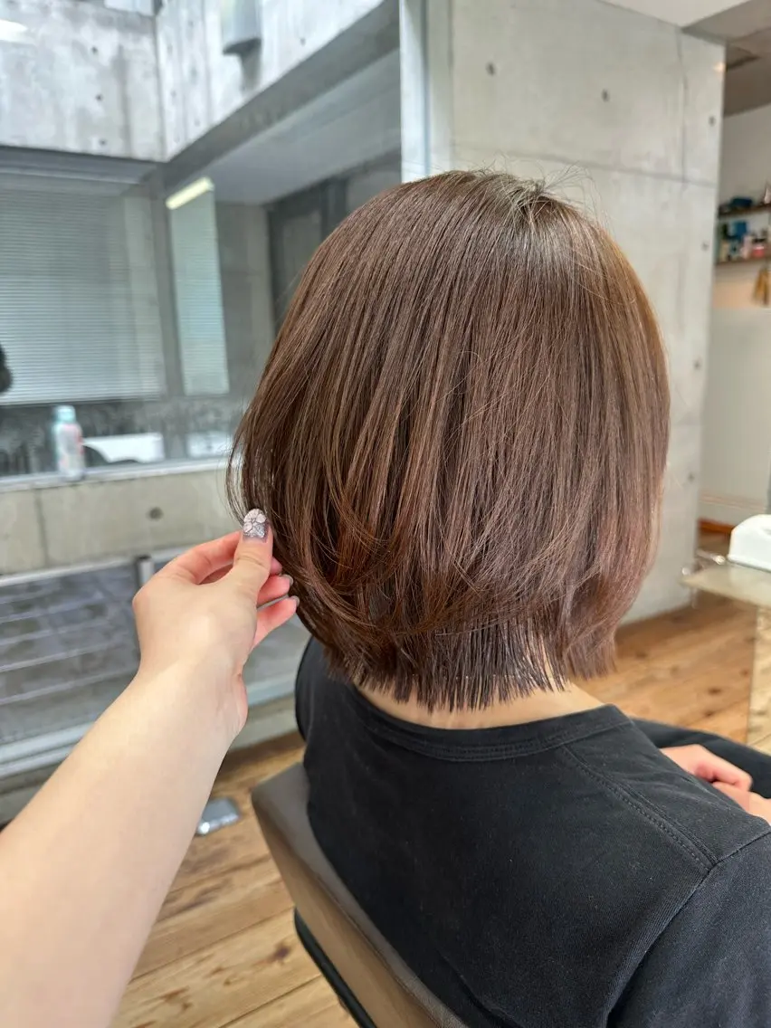 ショート カラー ヘアカラー MISAKI ‎のヘアスタイル