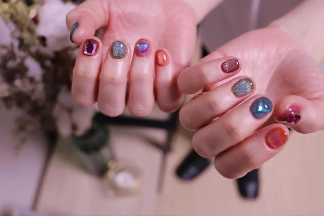 ネイル マグネットネイル ハンドネイル MH Nailのネイルデザイン