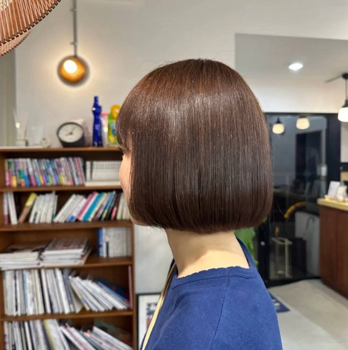 ミディアム カラー まなみ/ PORT SALONのヘアスタイル