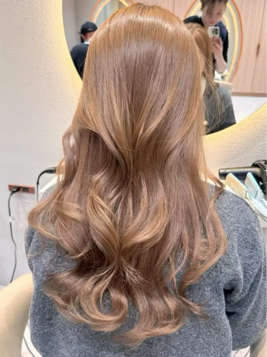 カラー ヘアカラー トリートメント ❤️縮毛矯正❤️ 髪質改善❤️平野実花のヘアスタイル
