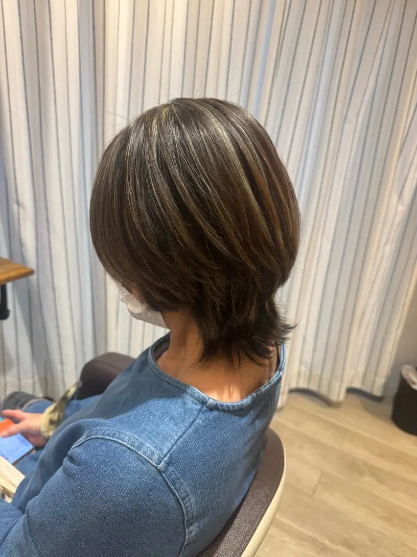 ショート カラー ヘアカラー やまぐち まりんのヘアスタイル
