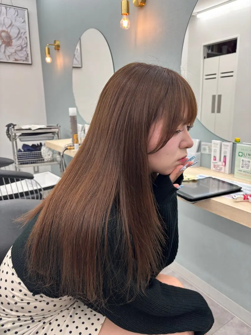【ダメージケアに🎀】艶髪ワンカラーの写真