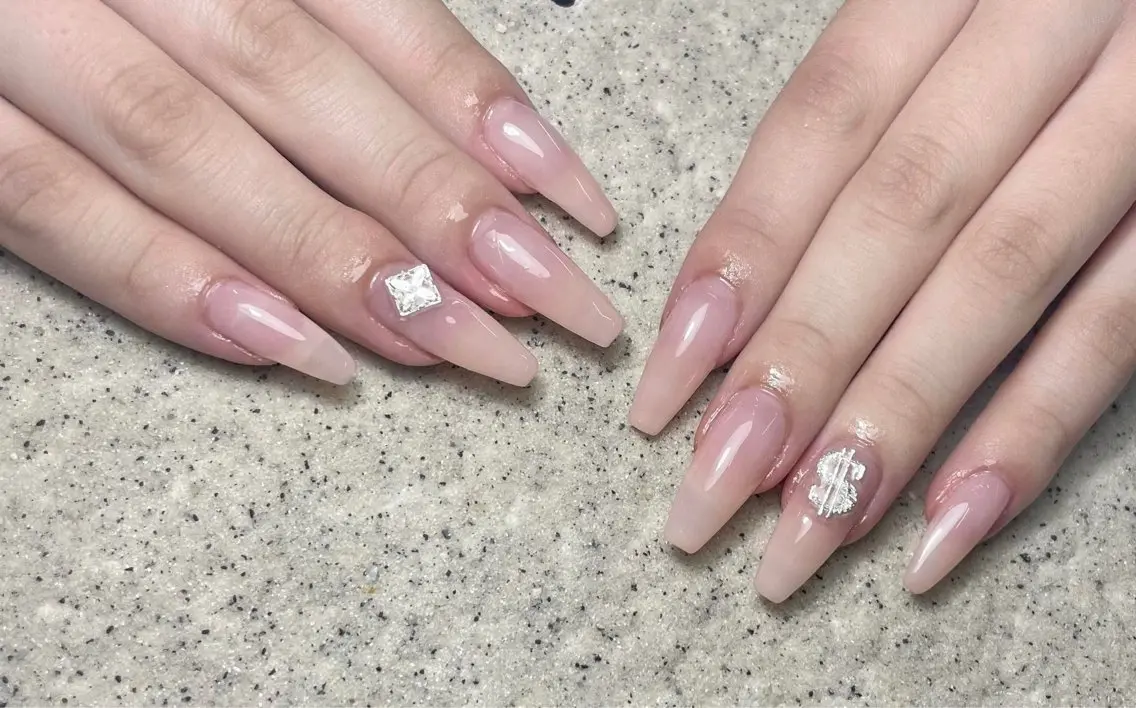 ネイル 韓国ネイル 持ち込み ニュアンスネイル ネイルチップ ROSE ANA CHUO 本川越のネイルデザイン