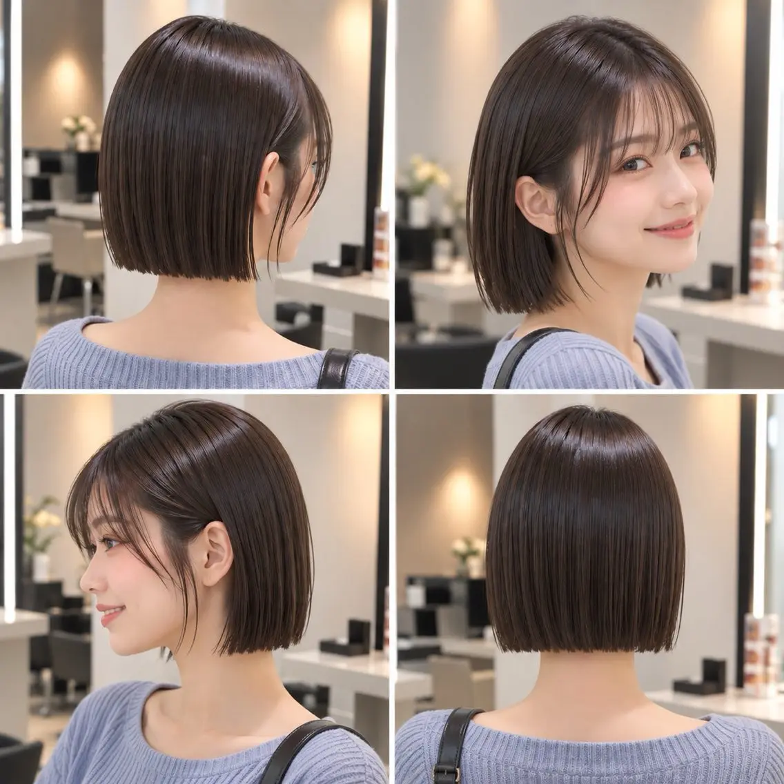 ショート カット 縮毛矯正 縮毛矯正×髪質改善 玉山直哉×天王町のヘアスタイル
