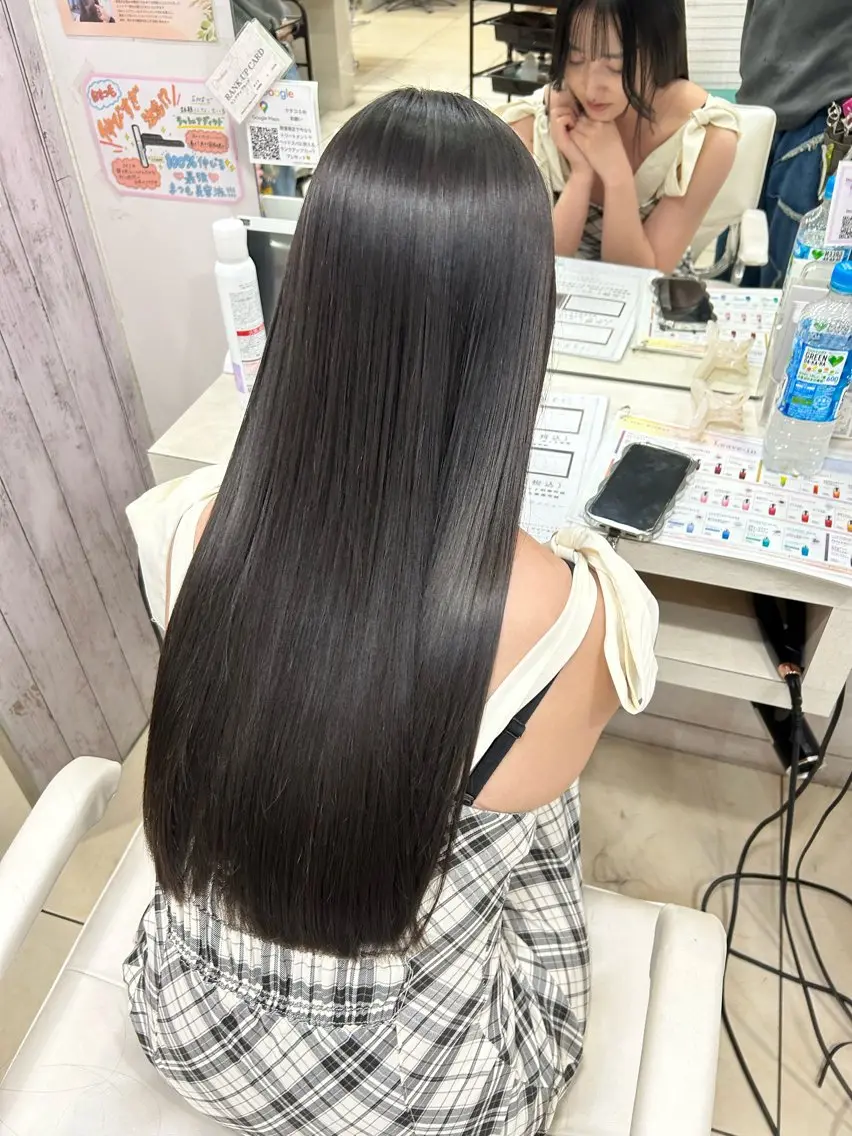 ロング カット ヘアカラー トリートメント 【髪質改善カラー】 瀧田嵐士🇰🇷のヘアスタイル