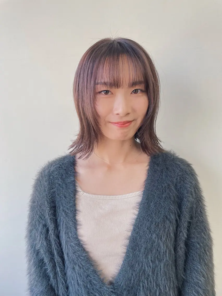 ショート カラー ベージュカラー ボブ 顔まわりレイヤー 顔周りカット レイヤーカット スギヤマ ショウゴのヘアスタイル