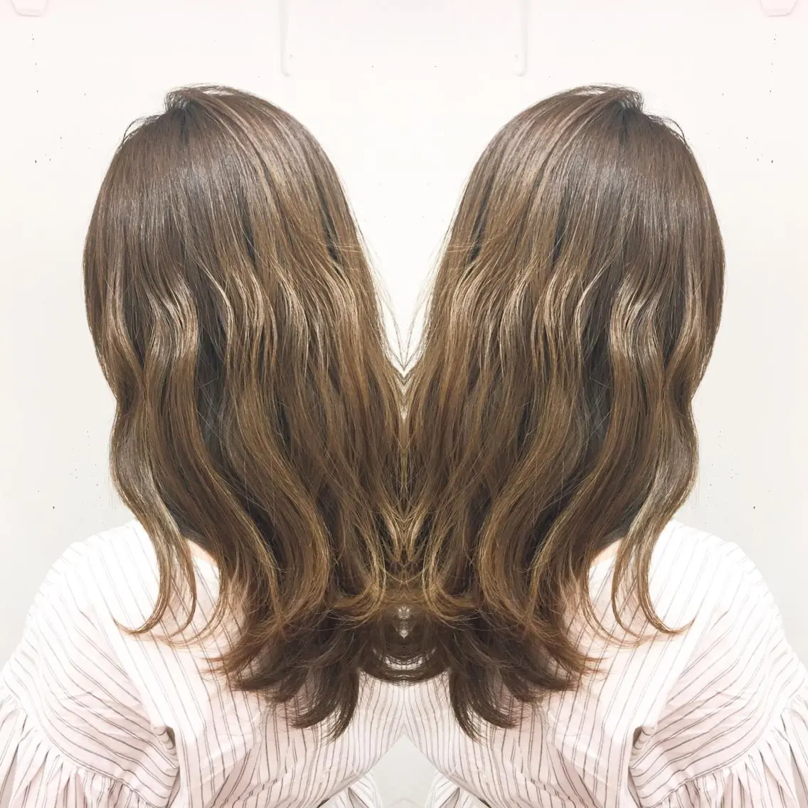 セミロング レイヤーカット ローレイヤー ❤️千葉県代表❤️ 店長❤️柿本翔一朗のヘアスタイル