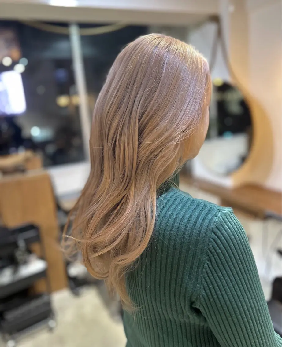 カラー 縮毛矯正 Miku 🦔 / ヘアセットのヘアスタイル