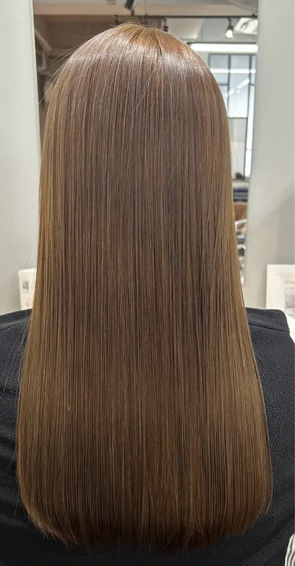 ロング 縮毛矯正 Sloth 🦥 MARINAのヘアスタイル