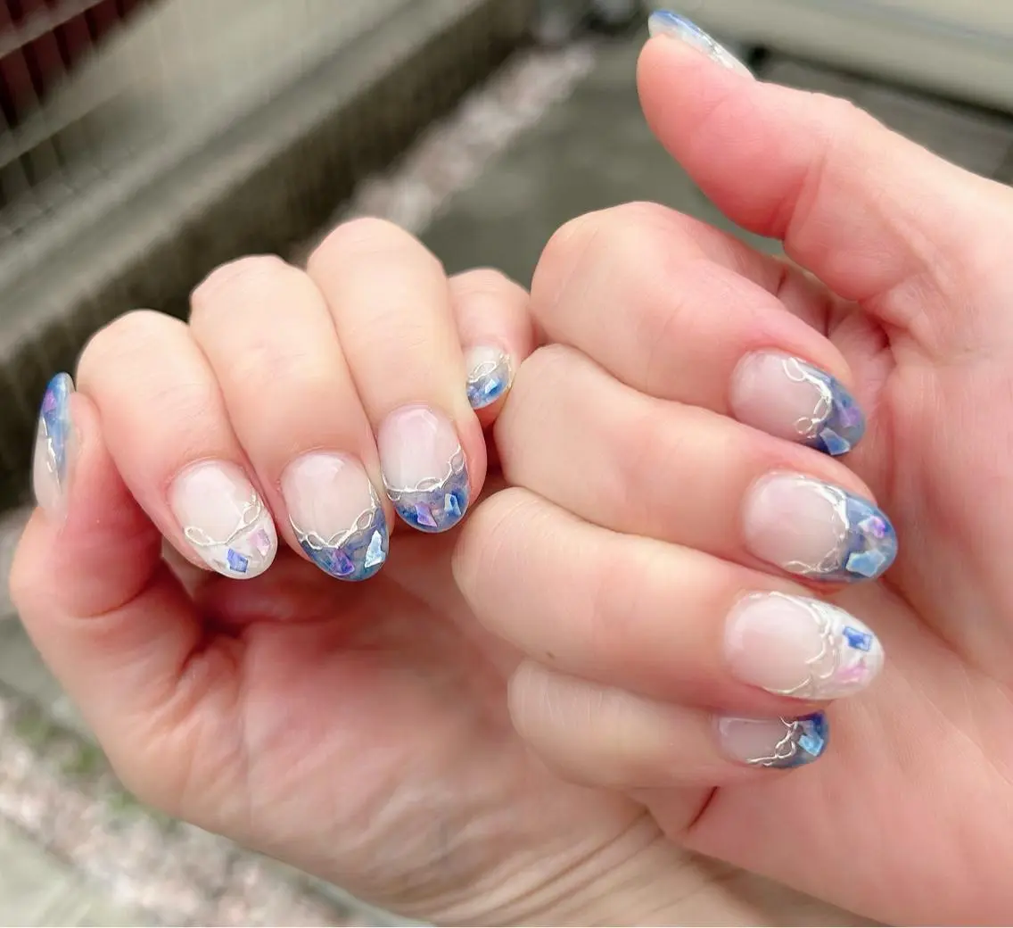 ネイル アートネイル オーロラネイル チークネイル フレンチネイル ジェルネイル ハンドネイル Nail Salon Ｄream Mamのネイルデザイン