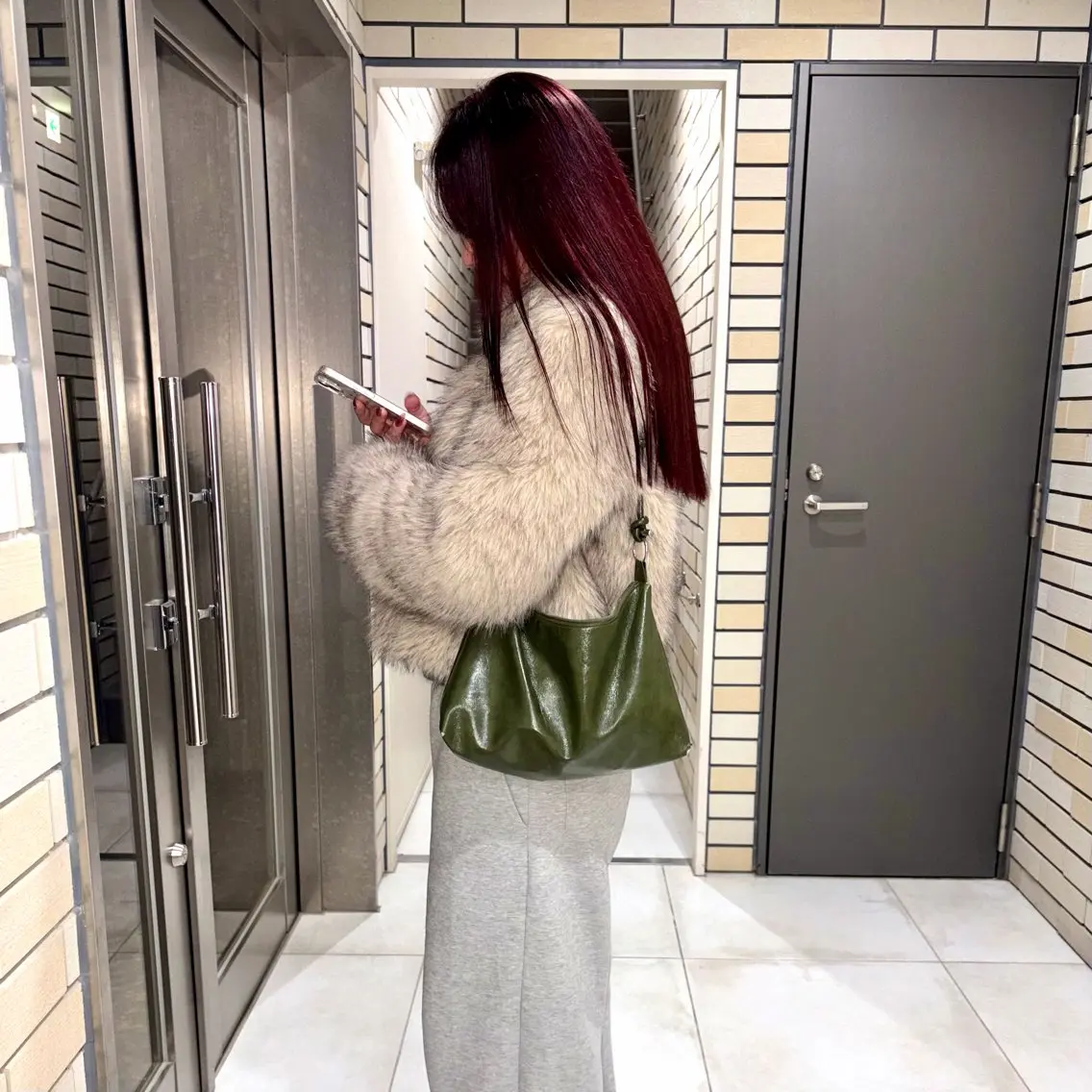 ロング カラー ri kaのヘアスタイル