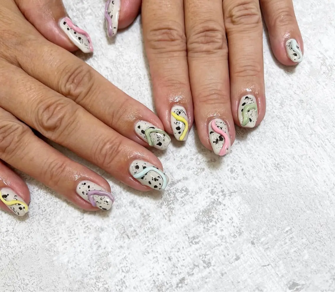 ネイル パステルネイル #Amin nail salonのネイルデザイン