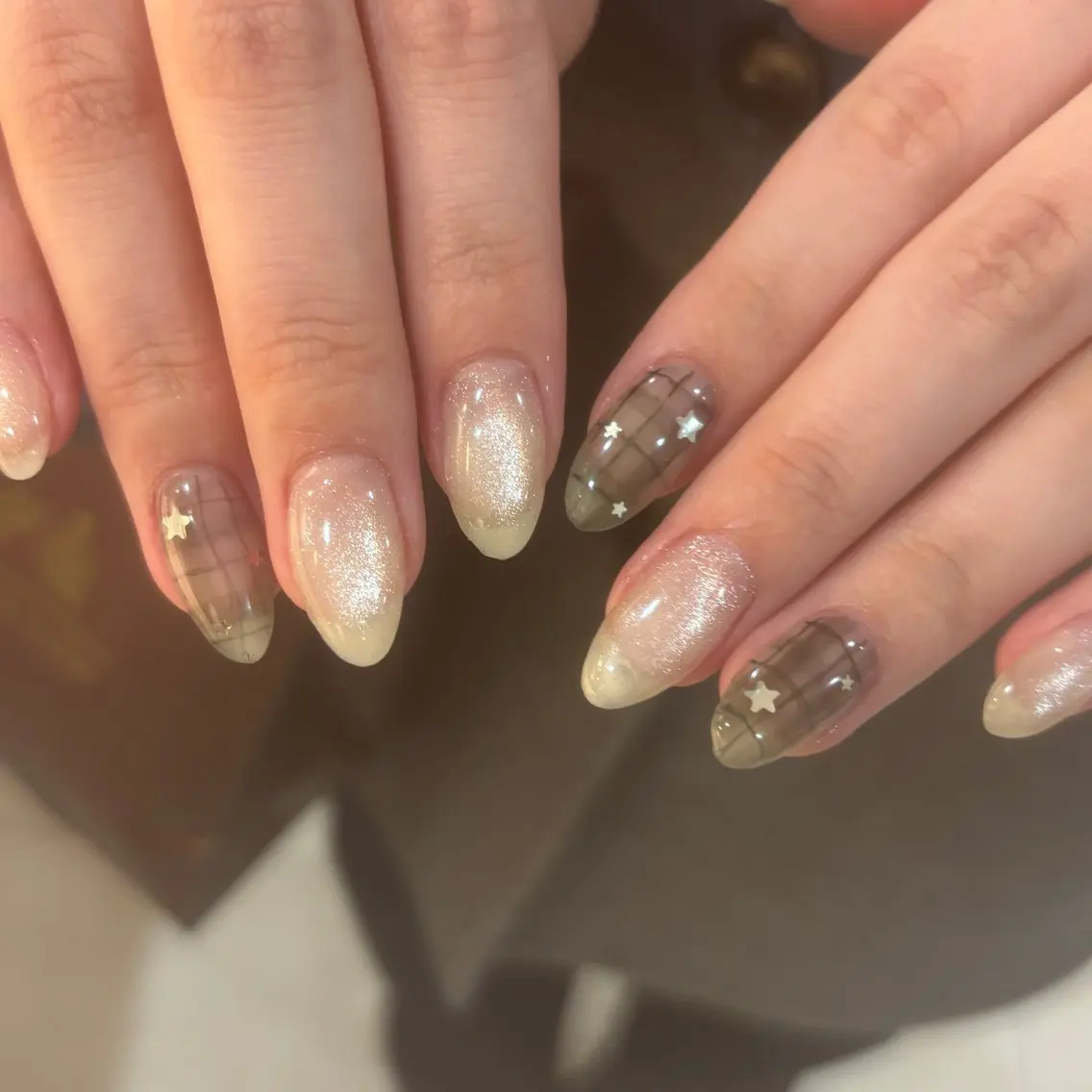 ネイル ハンドネイル フットネイル ゆびノさき茨木店 ニュアンス/アートのネイルデザイン