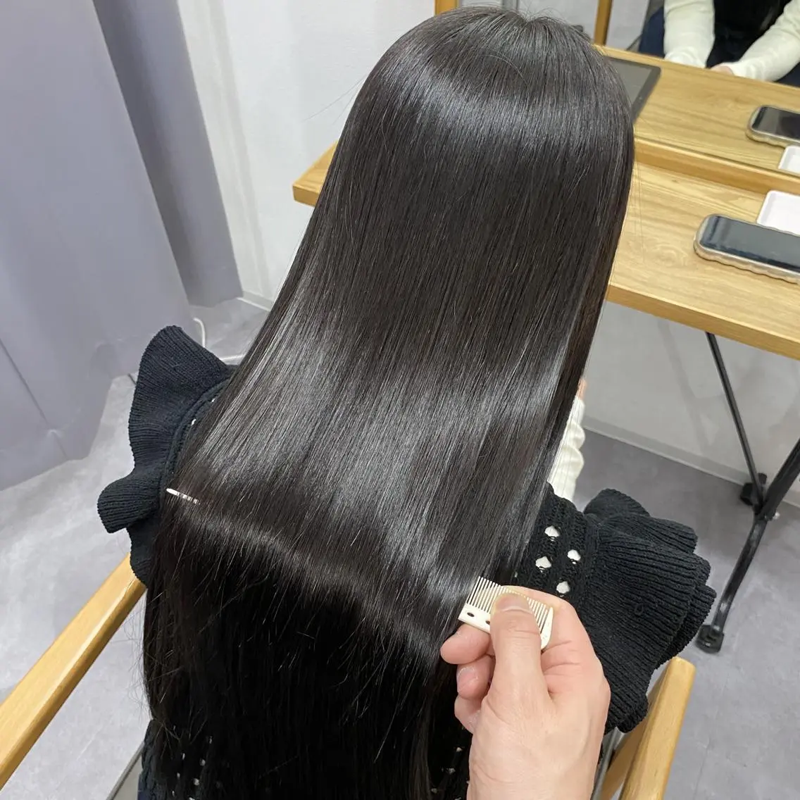 ロング 髪質改善init. りこのヘアスタイル