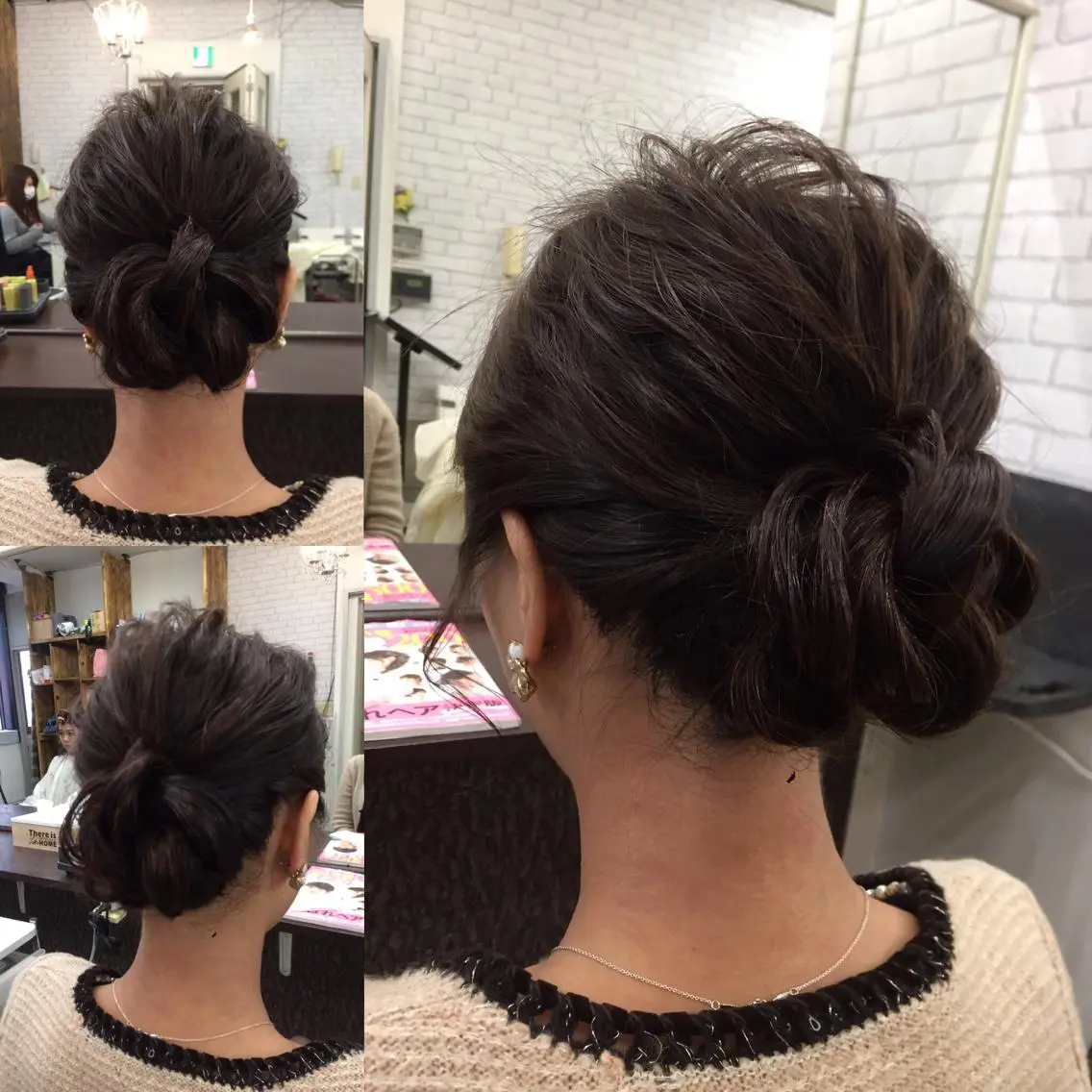 ヘアアレンジ お団子ヘア 大賀 海夕の眉毛・アイブロウイメージ