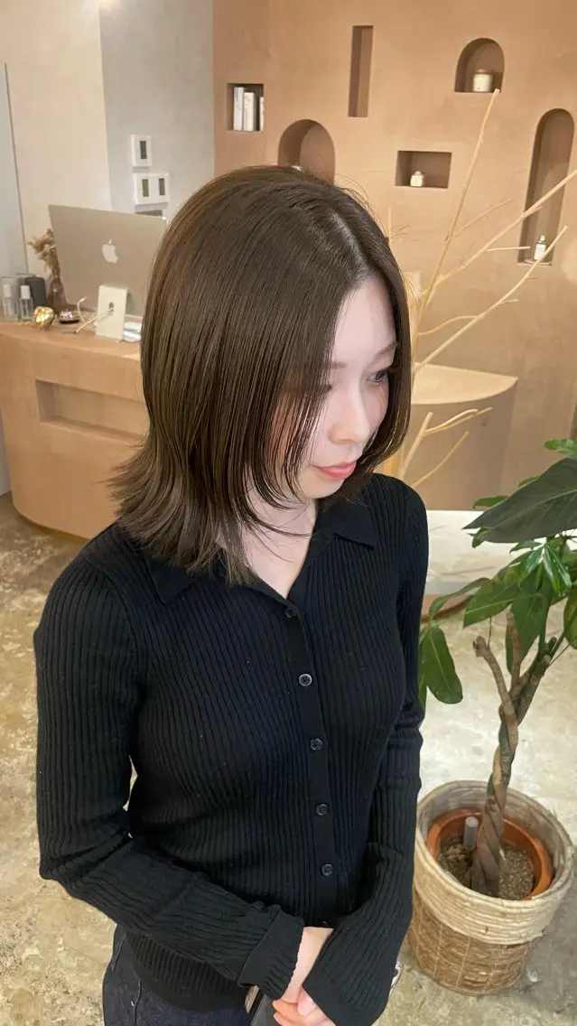 【ご新規様限定✨】カット+艶カラー+3STEPTR￥7700［西梅田/梅田/大阪］の写真