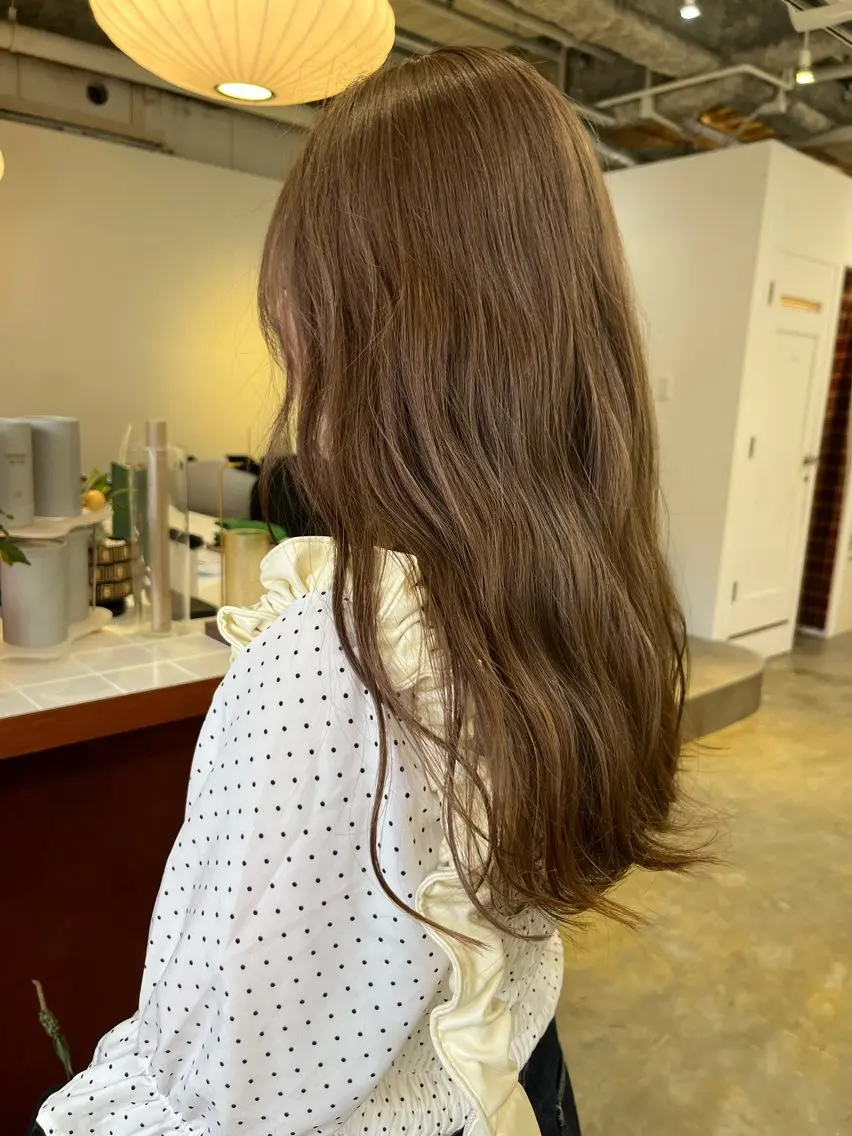 セミロング カラー ヘアカラー Sanaダブルカラー ✨️パルコ徒歩1分のヘアスタイル