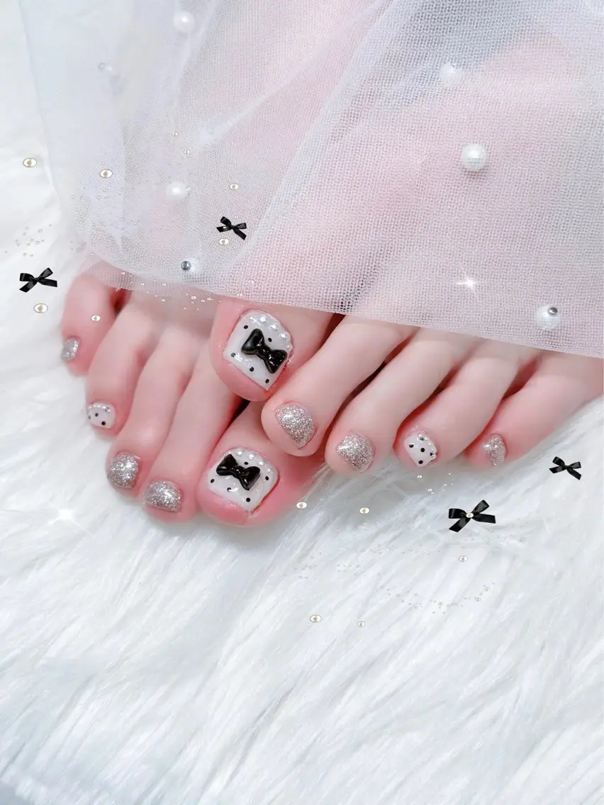 ネイル ドット 持ち込み ✩.*🎀 aoi🎀のネイルデザイン