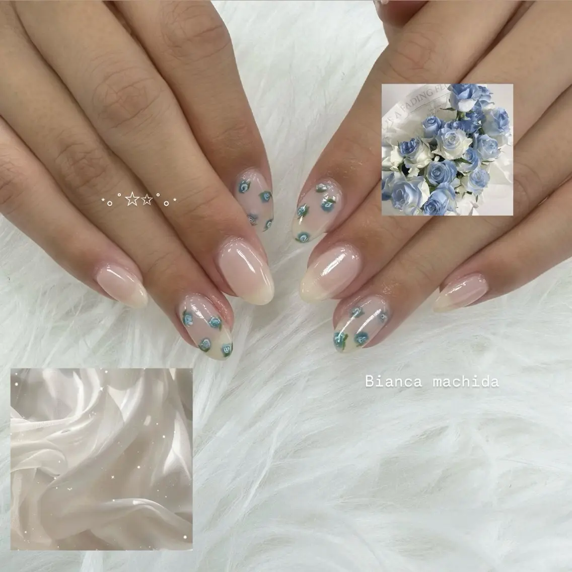 ネイル ハンドネイル BIANCA 🖤 NISHIMURAのネイルデザイン