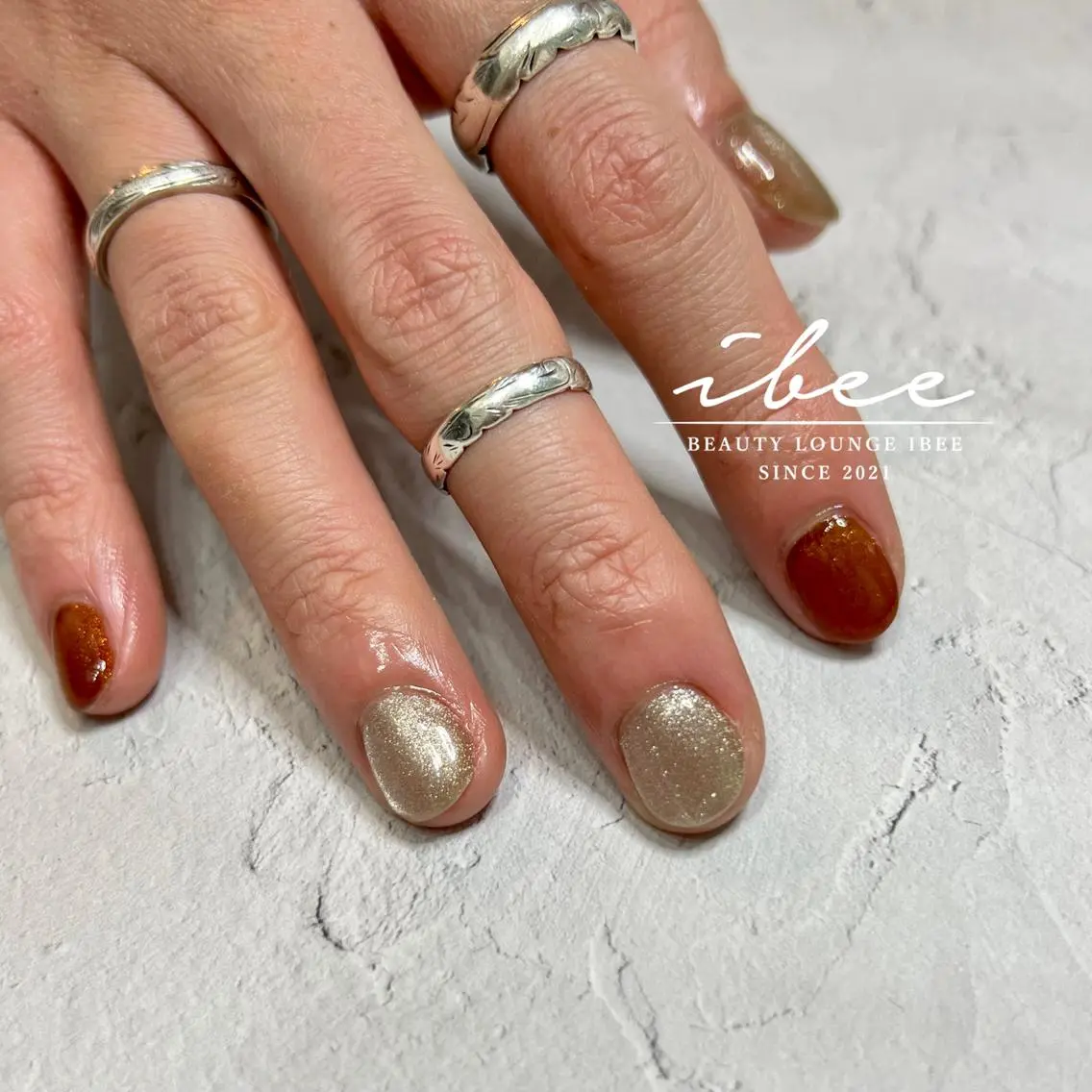 メンズ ネイル ハンドネイル ibee nail 🤍yumiのネイルデザイン