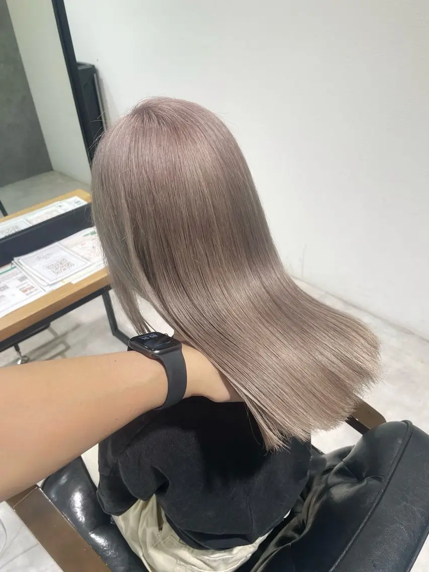 セミロング カラー 田中大星 /ボブ 縮毛矯正のヘアスタイル