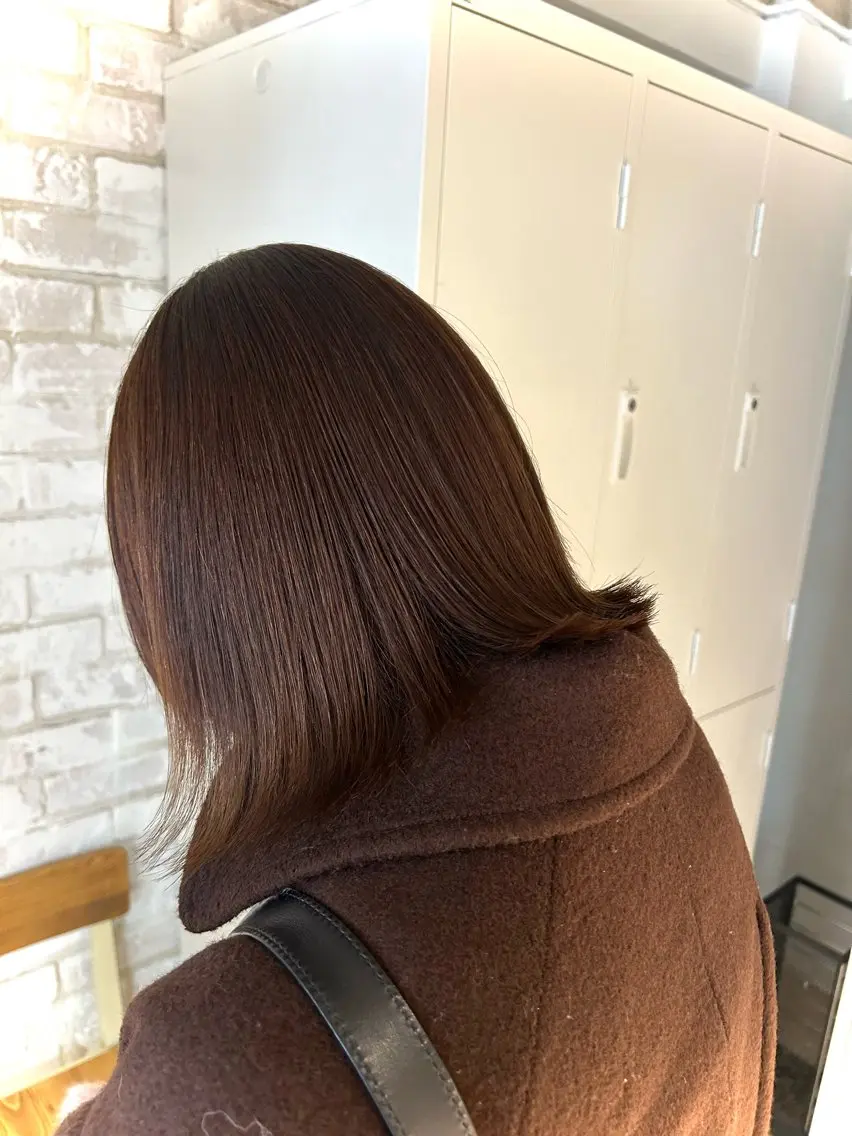 ミディアム 縮毛矯正 トリートメント Ogane Mikotoのヘアスタイル