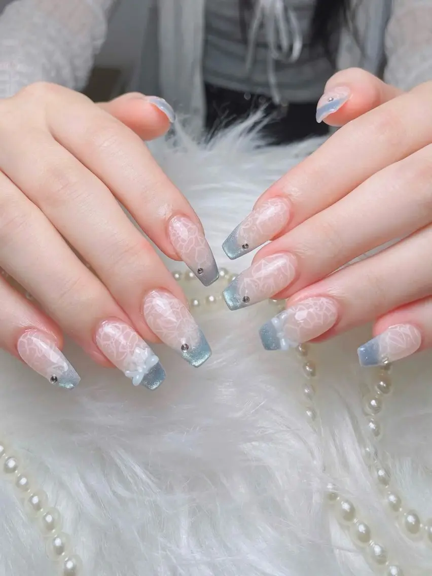 ネイル アートネイル フレンチネイル ジェルネイル 韓国ネイル マグネットネイル HAPPI NAIL 大国町のネイルデザイン