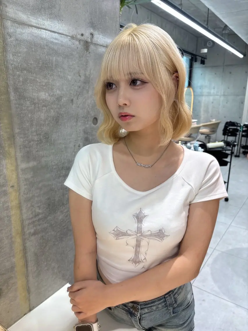 ショート カラー りな🩰˚˖𓍢 /天神美容師のヘアスタイル