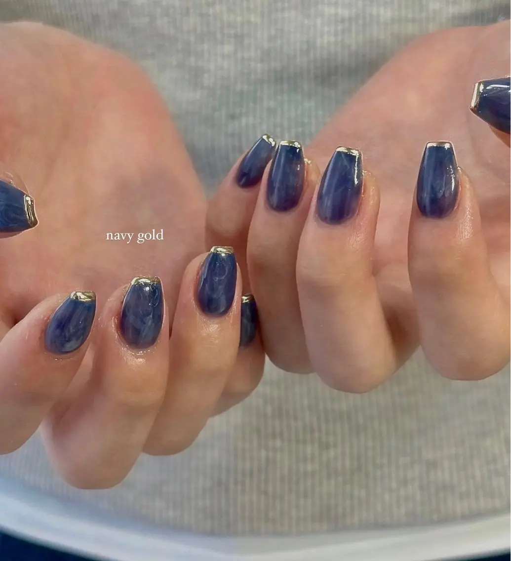 ネイル シンプルネイル ハンドネイル ネイルサロン Ivy.のネイルデザイン