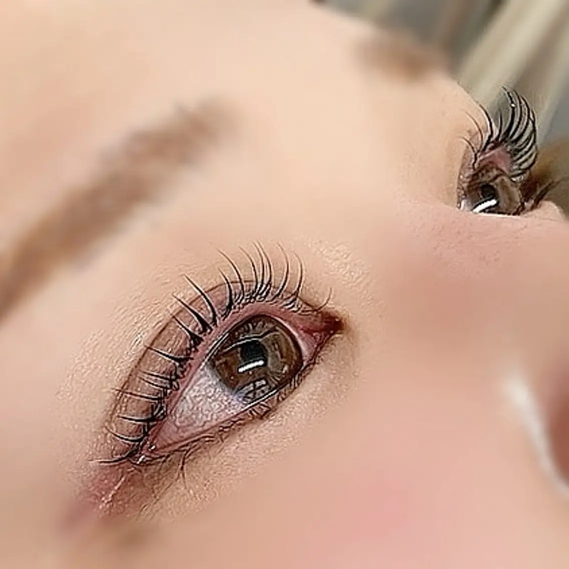 🦋ダメージ修復シルクトリートメント&上まつ毛カールの写真