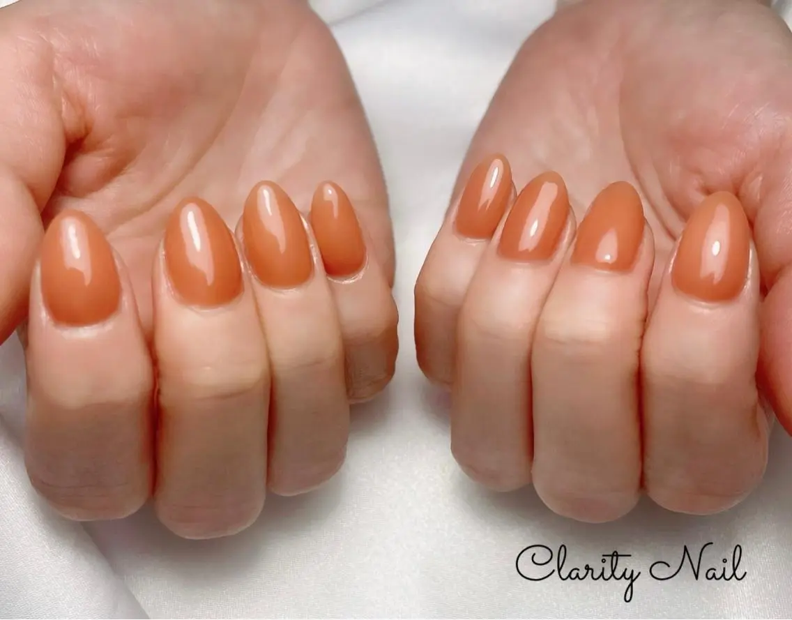 ネイル ワンカラーネイル ハンドネイル Clarity Nailのネイルデザイン