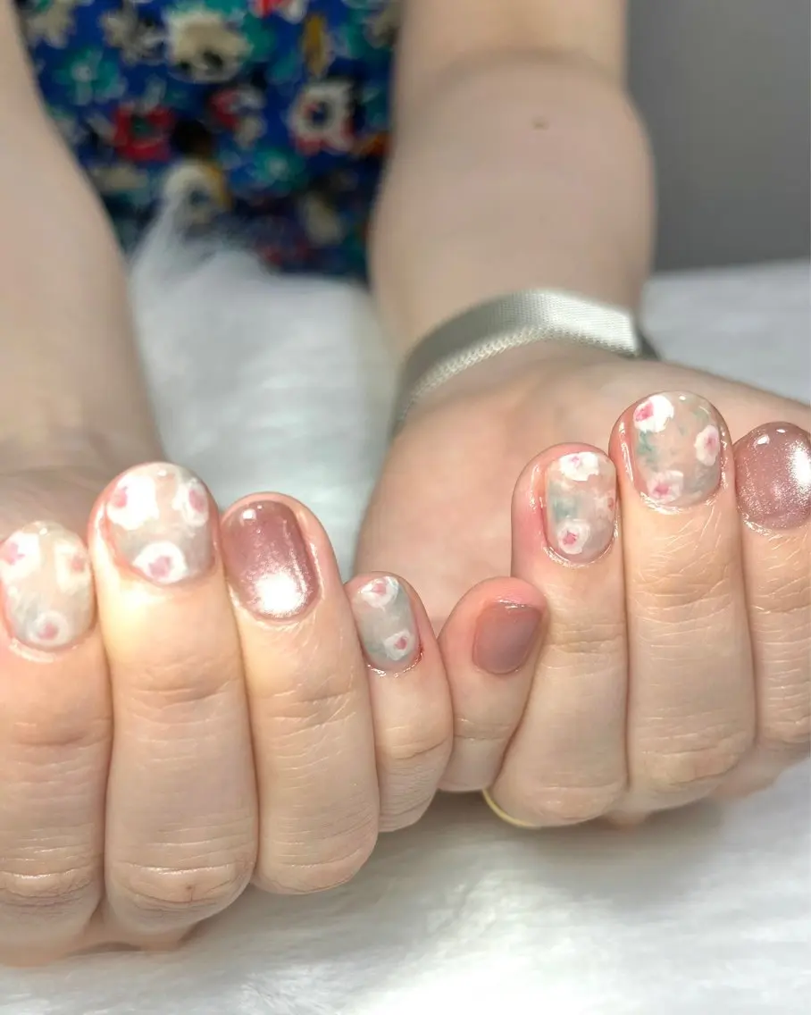 ネイル アートネイル フラワーネイル Air's nailのネイルデザイン