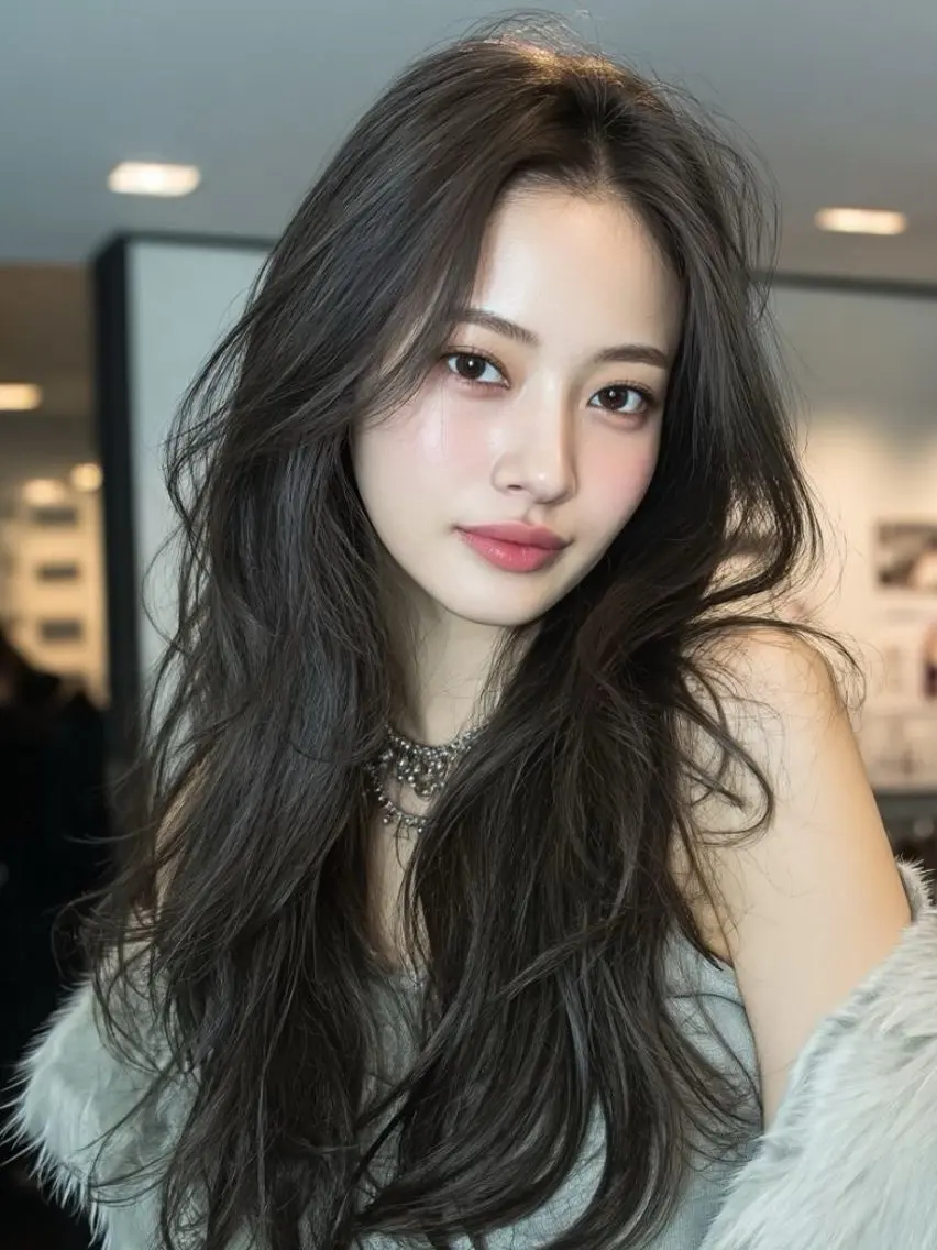 ロング ☁️透明感カラー× レイヤー ☁️ノアのヘアスタイル