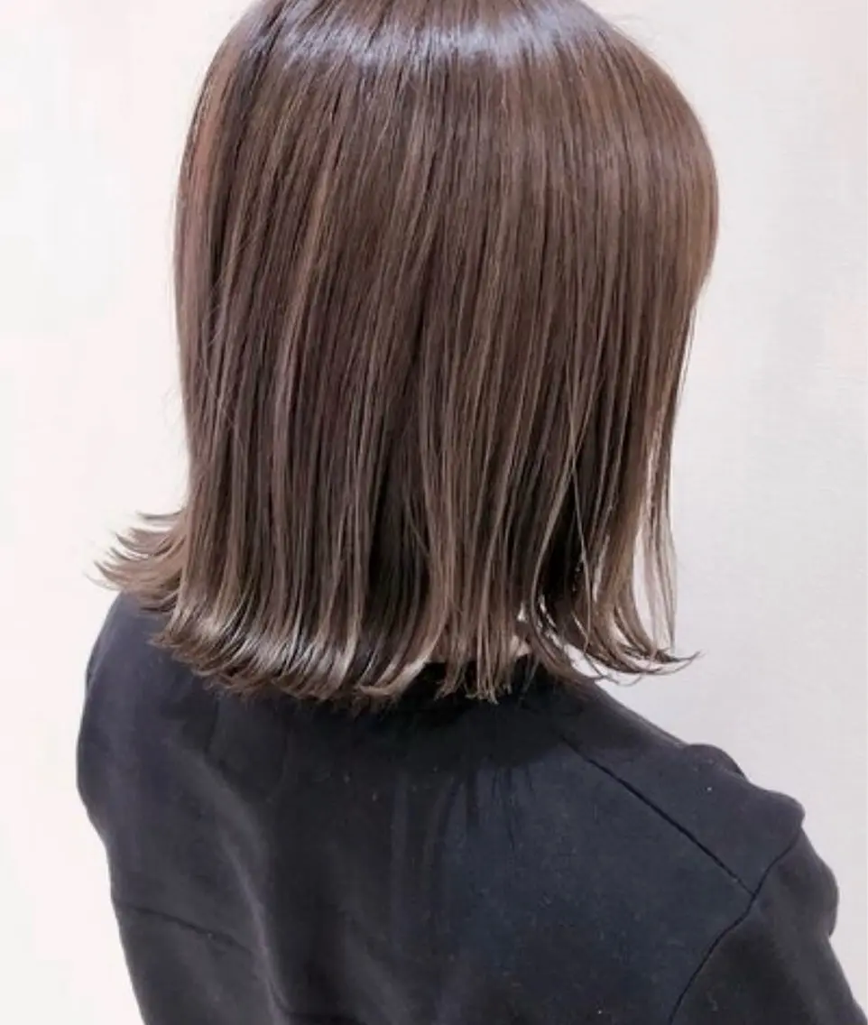 ミディアム カラー アッシュ ラベンダーカラー ラベンダーアッシュ ヘアカラー 〔LaNA〕 Nozomiのヘアスタイル