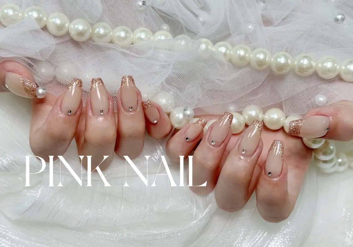 ネイル ハンドネイル pink nailのその他イメージ