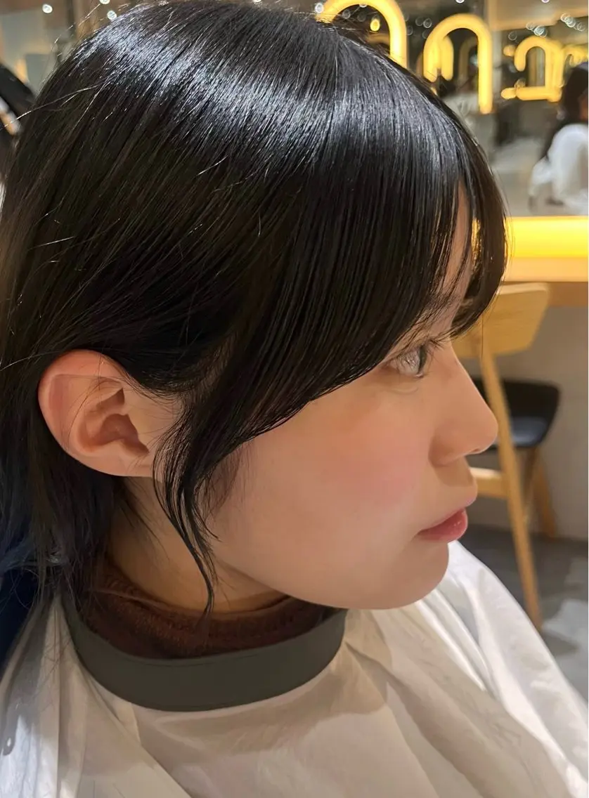 ロング 顔周りカット ロングカット/ うる艶カラー/ユイのヘアスタイル