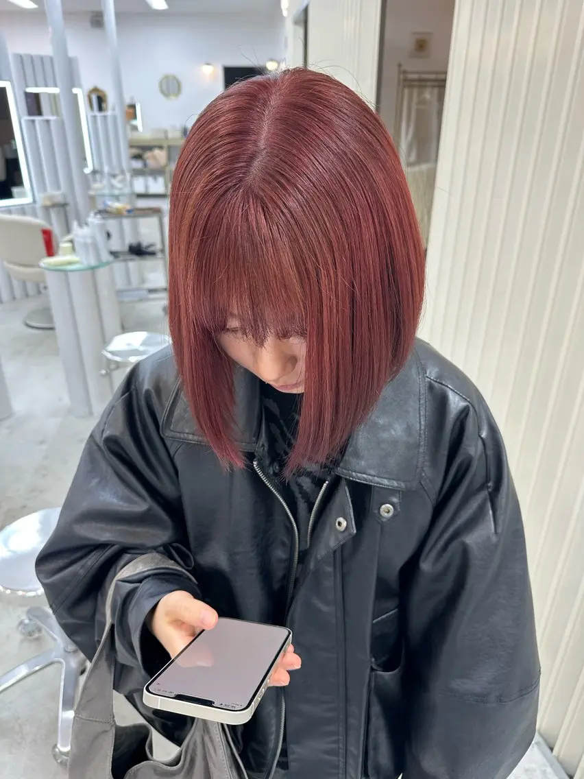 ショート カラー ヘアカラー 🩵LOMARLIE 倉敷KARIN🩵のヘアスタイル