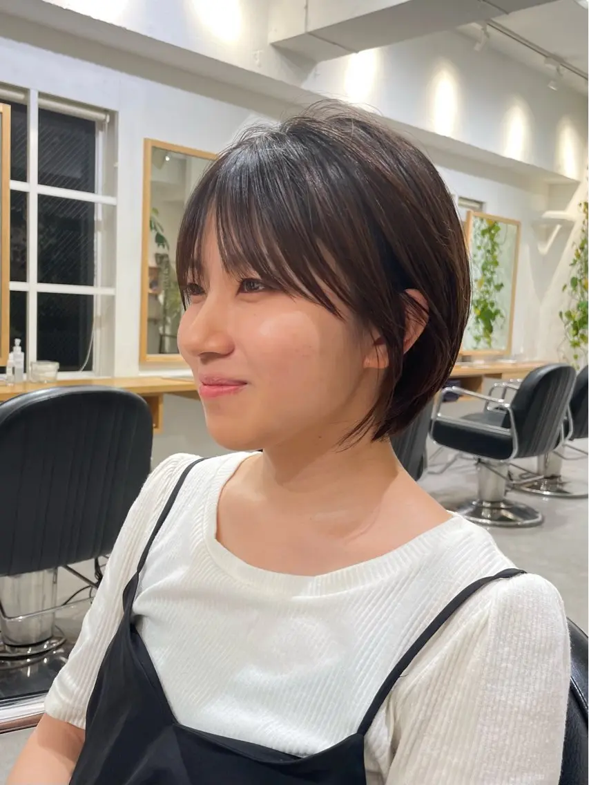ショート ショートボブ ボブ ショートヘア カット トリートメント 表参道【髪質改善】 宮嶋勇太のヘアスタイル
