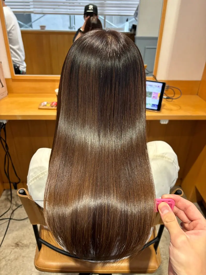 ロング カット ヘアカラー トリートメント 【Amphi Tokyo】宮原のヘアスタイル